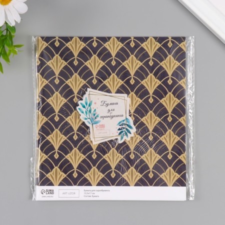 Scrapbooking paper "Versailles" density 180 grams set 10 pcs 15.5x17 cm-4