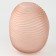 Vase for flowers "aura" made of beige glass 25 × 20 × 20 cm