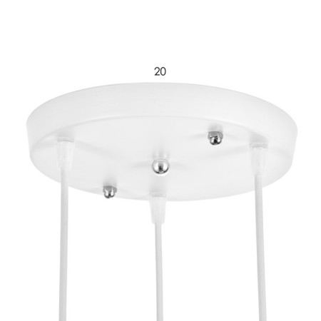 Lamp "Neo" 3he27 40W white 30x30x20-120 cm-5