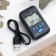 Metron for configuring musical instruments, universal, with a battery