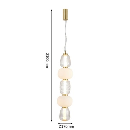 Suspension Bella 170 mm, LED 36W-2