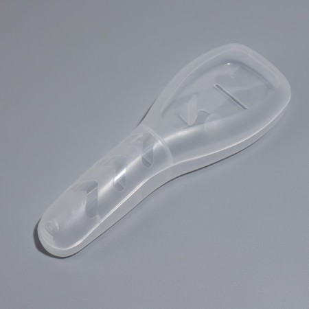 Academician for razor, with a lid, 16.6 × 5.2 × 3 cm, the color is transparent-5