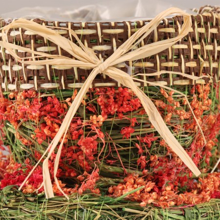 Kashpo, 19 x 15 x 11 cm, grass-1