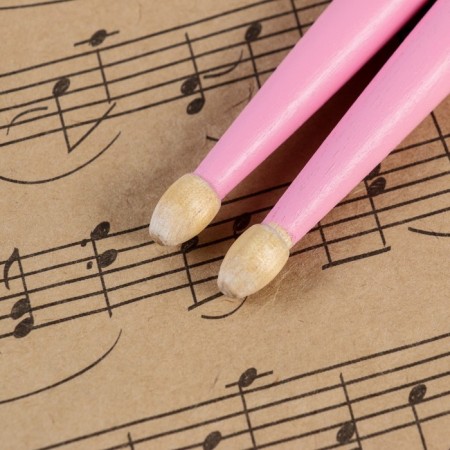 Drum sticks Music Life, 5a, maple, pink-2