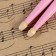Drum sticks Music Life, 5a, maple, pink
