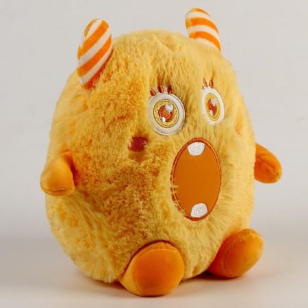 Soft toy "Monster", 19 cm, yellow color-1