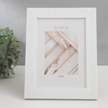 Photo frame Plastic "Mira" 15x21 cm, 651561-6, (plastic screen)