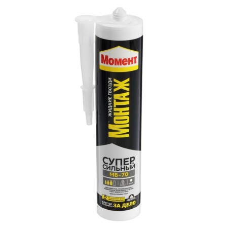 Liquid nails "Moment" Installation, Super Super Superior MV-70, white color, 400 g