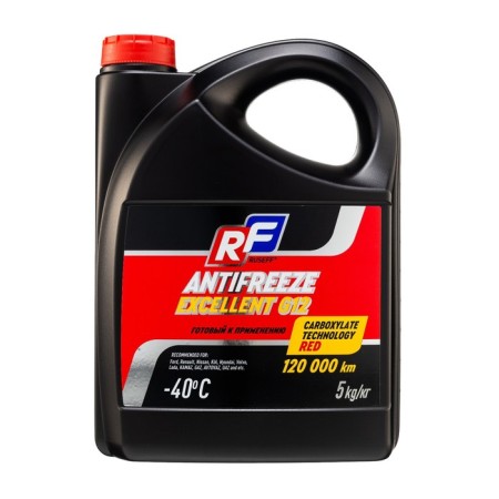 Antifreeze Excellent G12 RUSEFF Antifreeze, 5 kg 17359N