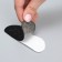 Five -holders for shoes, on a glue base, 10 × 4 cm, steam, black color