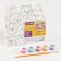 Picture on numbers on a canvas with a subframe for children “Siba-Inu kids”, 17 x 17 cm