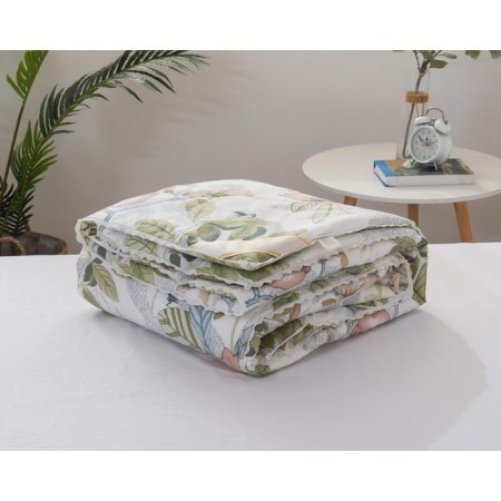 Aziza blanket, size 200x220 cm, green color-1