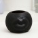 VAZA "Sponge", black, 1.2 l/14x10 cm