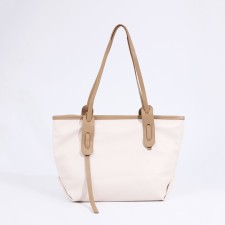 Zipper bag with lightning, white color