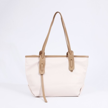 Zipper bag with lightning, white color