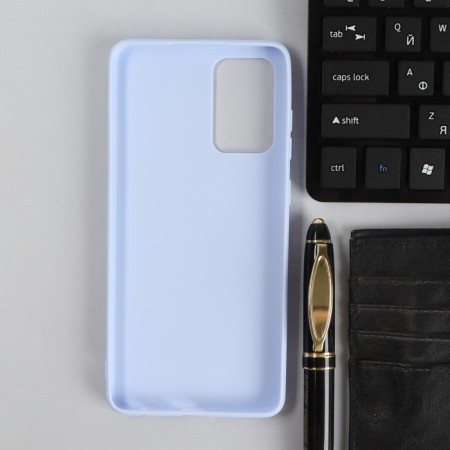 Pero cover for Samsung A72, silicone, blue-1