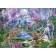 Puzzle "Art. Wild animals at the moon ", 1000 elements