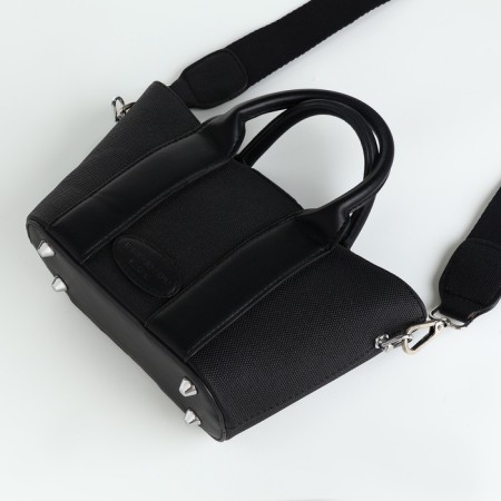 Bag Female Tout with zipper, black color-5