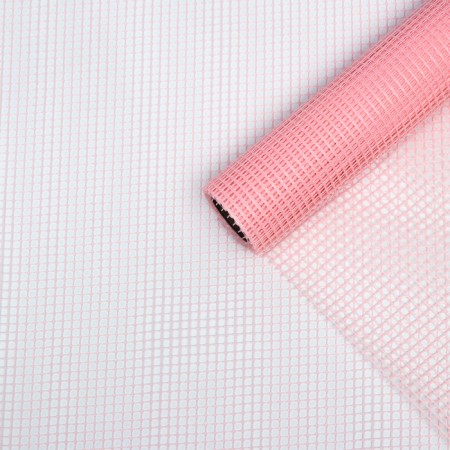 Floristic mesh, "cage", 50cm x 4.5m, pink