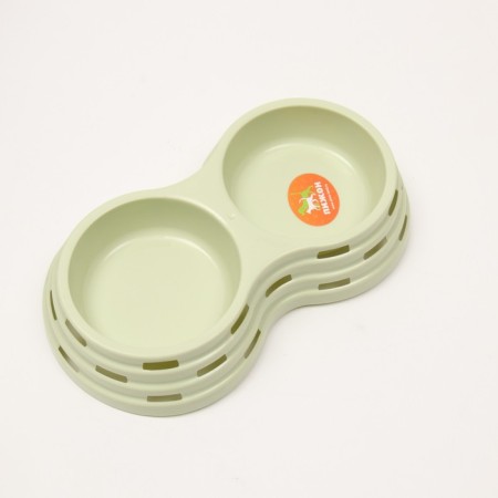 Helpering plastic bipplate 2 x 160 ml, 25 x 14 x 5 cm, green-3