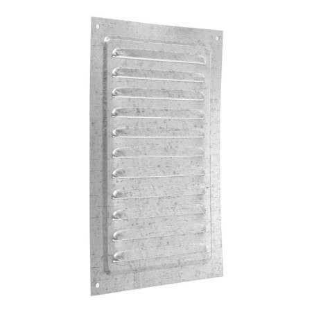 Ventilation grate Zein Lux RM1724C, 170 x 240 mm, with a grid, metal, galvanizing-4