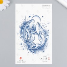 Tattoo on the body Blue 
