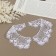Collar sewing, guipyur, 21 × 6.5 cm, white color