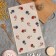 Towel of the share "flowers" 28x46 cm, 100% cotton, waffle 160 g/m2