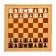 Demonstration chess 61 x 61 cm, on a magnetic board, king 6.4 cm