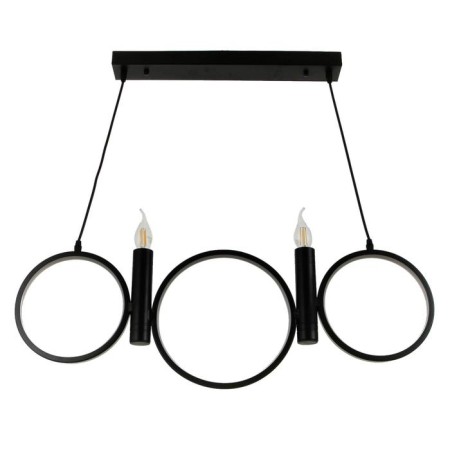 Bayerlux 1603/5BK LED 45W 4000K+2x40W E14 Black 80x30 cm