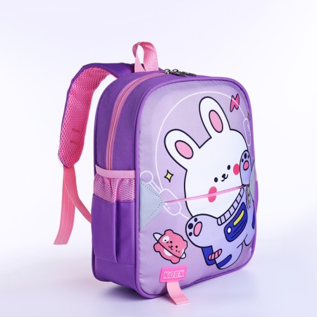 Baby backpack on lightning, 3 outer pockets, lilac color-4