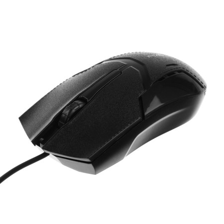 Keyboard set and mouse S3, wired, membranes, 1200 dpi, USB, black-5