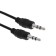 Audio Luazon, Jack 3.5 mm (M) -Jack 3.5 mm (M), 1.5 m, black