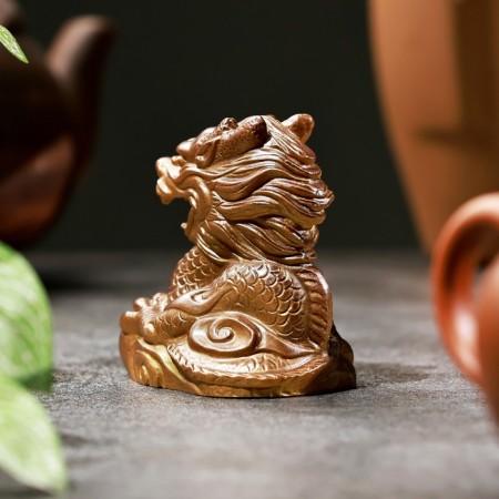 Figure for the tea ceremony - Chameleon "Dragon" 7x4x6.5cm-3