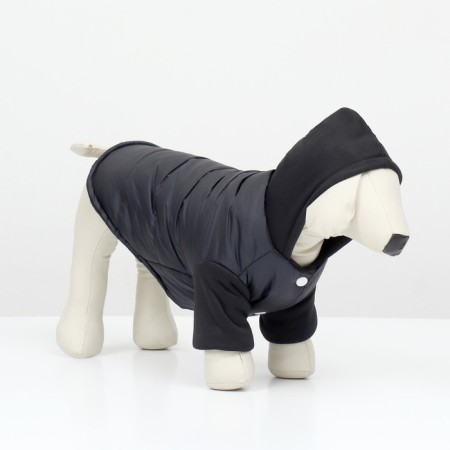 Dog jacket "Sport" with a hood, size m, black-2