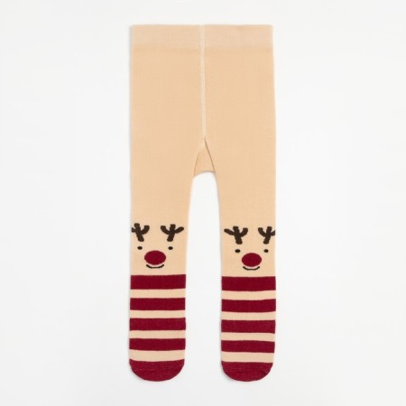 Tights of crumb I am "deer", beige, height 86-92 cm-1