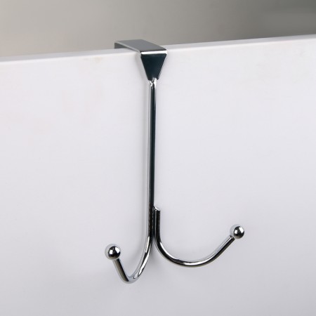 Boal on the door of the share "Light", 2 hooks, 16.5 × 5 × 9.5 cm, color chromium