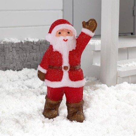 LED figure "Friendly Santa Claus" 22 × 30 × 20 cm, acrylic, 40 LED, 220 V, glow of white-1