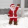LED figure "Friendly Santa Claus" 22 × 30 × 20 cm, acrylic, 40 LED, 220 V, glow of white