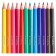 Colored pencils in a tube, 12 colors, trihedral, spider man