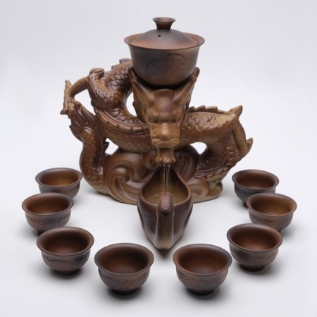 A set for a tea ceremony 10 in 1 Dragon, 8 people, a cup of 180 ml