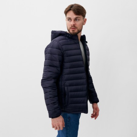 Men's jacket at the zipper Mist, r.54, blue-1