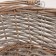 Wicker basket, 33 x 26 x 11 cm, gray, willow