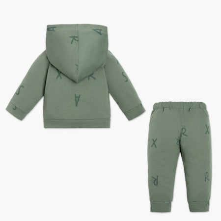 Set: Huds and pants crumb I am "NY", height 86-92 cm, khaki color-6