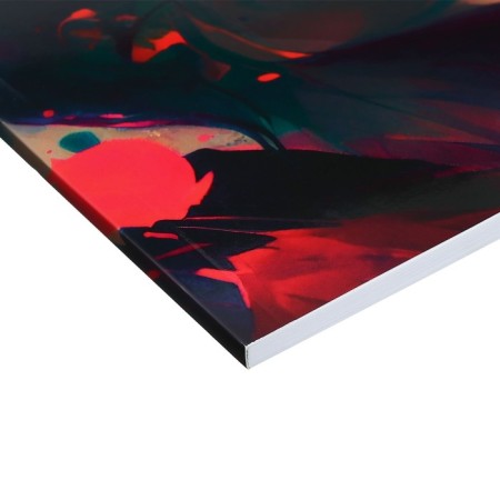 Album for drawing A4, 40 sheets on the gluing "Portrait", covered Cardboard, selective UV-LK, OFSET BOCT 120g/m2-4