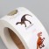 Stick Paper "Dinosaurs" d = 2.5 cm 500 pcs in the roll