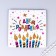 A plate of a disposable square paper "Happy Birthday!" cake