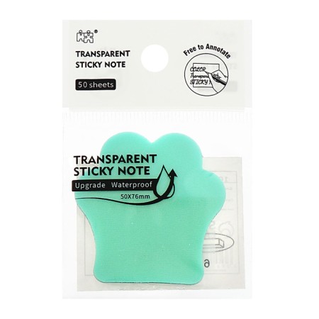 Block-filling with sticky edge plastic paw 50l, green, 45mm x 45mm Calligrata-3