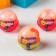 Slime, orange, capsule with balls 40 g