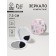 Folding mirror “unicorns”, d = 7.3 cm, with an increase, pink color